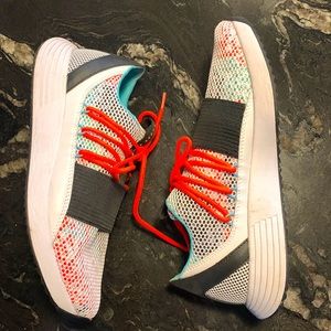 Funky Under Armour Sneakers - perfect condition! Size 9.5 womens